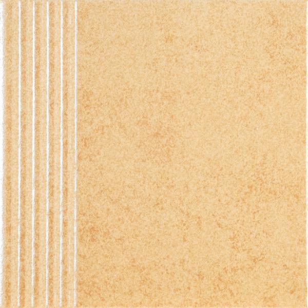 30x30cm anti-skid step tile,rustic ceramic stair tile,beige/red color