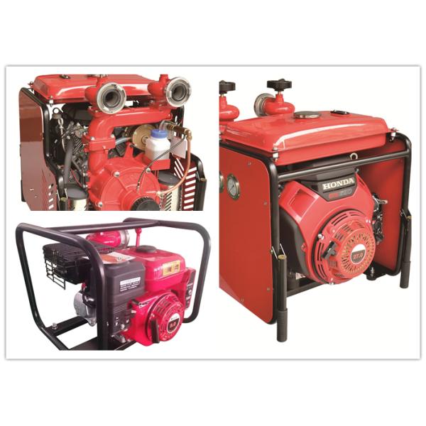 Two Stage High Pressure Water Pumps For Fire Fighting Middle Flow Double Cylinder
