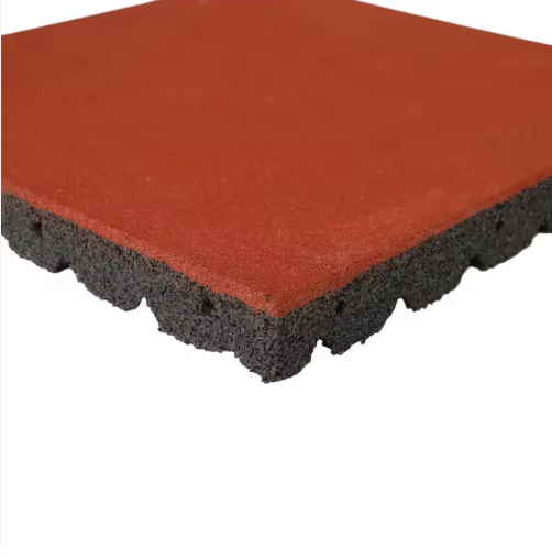 Plancher en caoutchouc polychrome pour salle de sport entrepôt jardin d'enfants