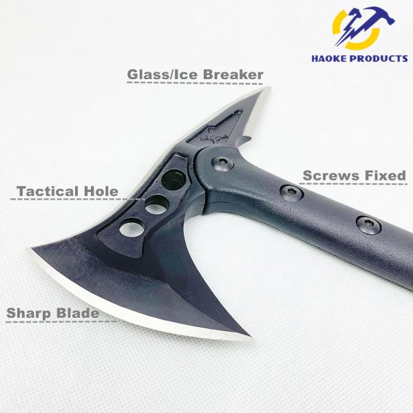 Stainless Steel Materials Light Weight Emergency Axe Rescue Axe With Glass Breaker And Sharp Blade