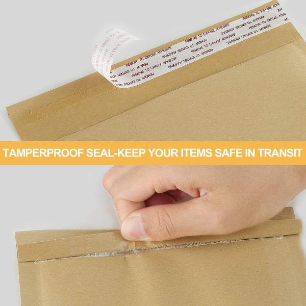 Custom Logo Printed Padded Mailer Envelopes Compostable Padded Kraft Mailer Eco Friendly