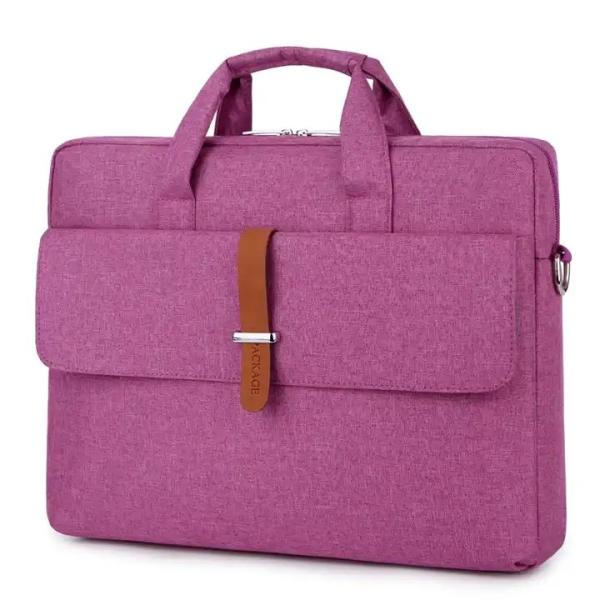 Female Computer Laptop Bag 13.3 - 15.6 Inch Washable Oxford Customized Logo