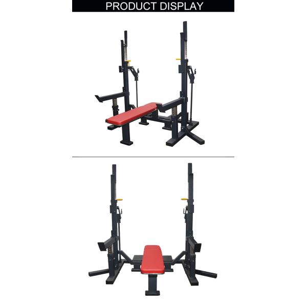 Adjustable Weight Bench Training Press Squat Rack For Gym Sports
