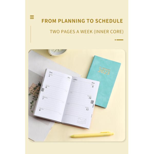 Cuaderno de cubierta de cuero para la promoción Silla de costura Diario de encuadernación Papelería