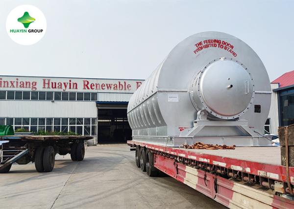 10 Ton Plastic Tire Pyrolysis Oil System Waste Tyre Recycling To Diesel Fuel