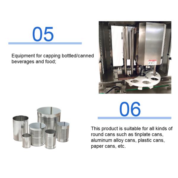 Машина для консервирования алюминиевых томатов Молочная порошка Азотная оловянная банка Швейная машина