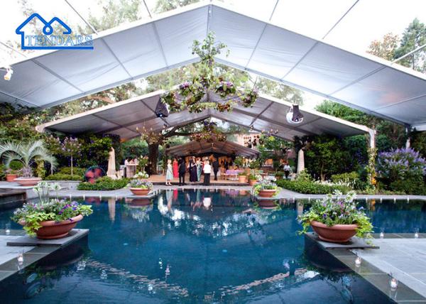 Preço de fábrica Boa qualidade exterior de aço Quadro Marquee tenda para casamento, festa, etc.
