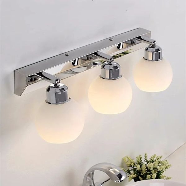 Crystal Bathroom Black Chrome Vanity wall Light Stainless Steel  Over Mirror Lights(WH-MR-90)