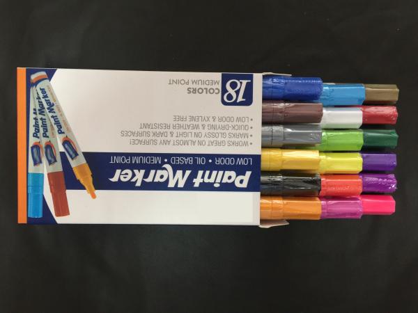 High quality Multi-Color permanent tyre paint marker pen and for Leather, Tyre,Rock