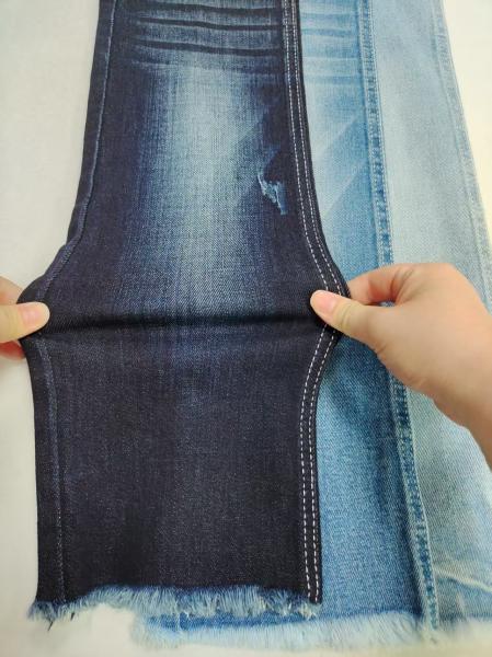 10.2oz 85%Cotton Twill Style Weak Stretch Denim Fabric With 190cm Full Width For Jeans Or Denim Coat