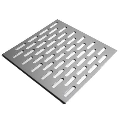 Customized Small Powder Coated Perforated Metal Sheet Round Hole Punching Hole Mesh