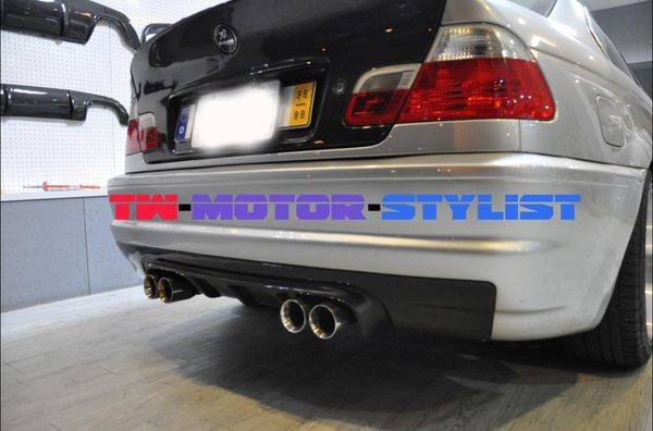 E46 M3 V Style Carbon fiber Rear Diffuser 