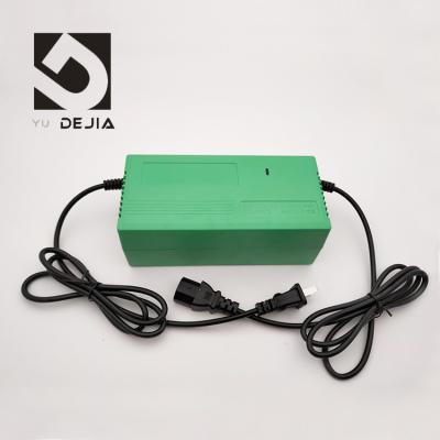 Green Shockproof Electric Bike Charger 220V 50HZ Input , 88% Efficiency