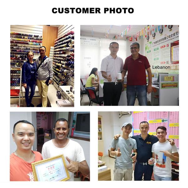 24 цвета в коробке Нить для вязания хлопчатобумажной пряжи 40S/2 Нить для швейной работы