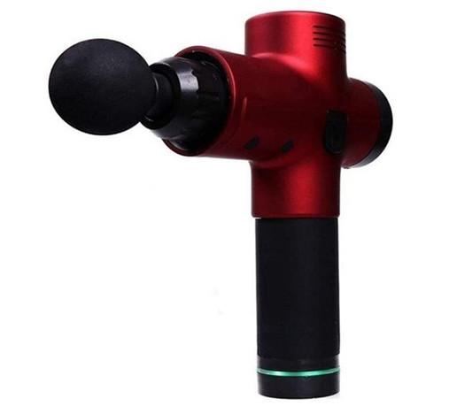 Red White Electric Portable Cordless Deep Muscle Massage Gun Home Fitness Equipment