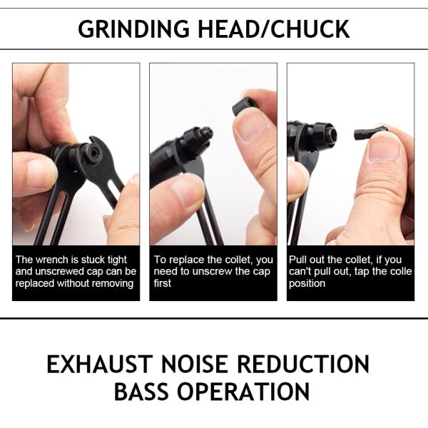 Угол воздуха гравировального станка ювелирных изделий 90 PSI умирает быстрый ход RPM точильщика 58000