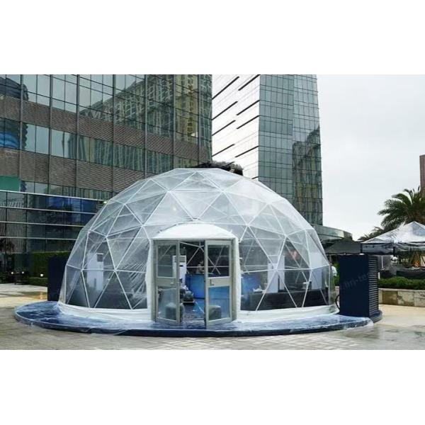 Custom PVC Dome Garden Outdoor Tent Canopy 6-8 Person For Camping Resort
