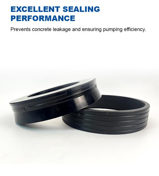Polyurethane DN200 Piston Seal for Concrete Pumps with Excellent Wear Resistance and Mechanical Strength
