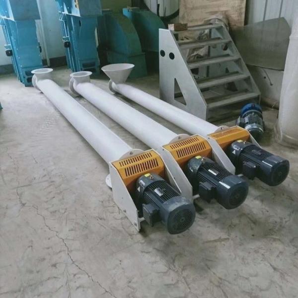 Conveyor de elevação de parafuso inclinado tubular personalizado para o sistema de transportador OEM