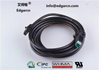 Cor eletrônica do preto do cabo distribuidor de corrente do Usb das cablagens do Pvc para Verifone