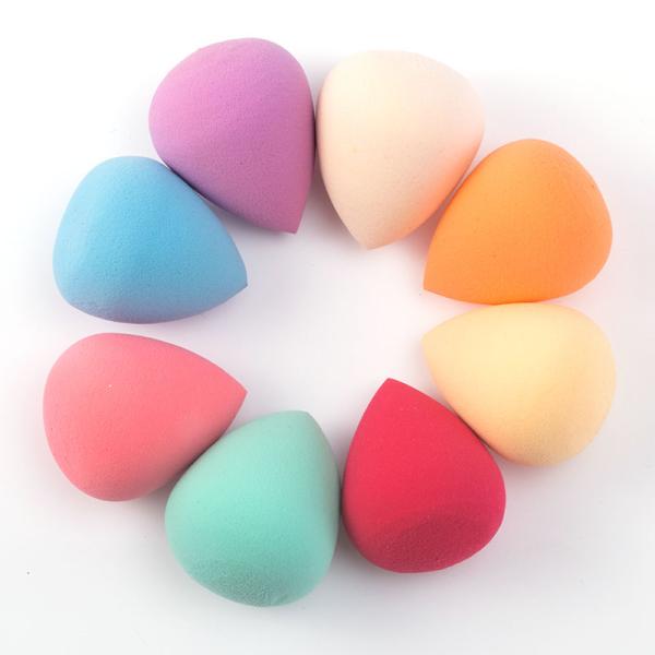2 PCS Soft Hydrophilic Makeup Sponge BB Cream Beauty Egg Wholesale Puff Wet Dry Dual Use Face Foundation Powder