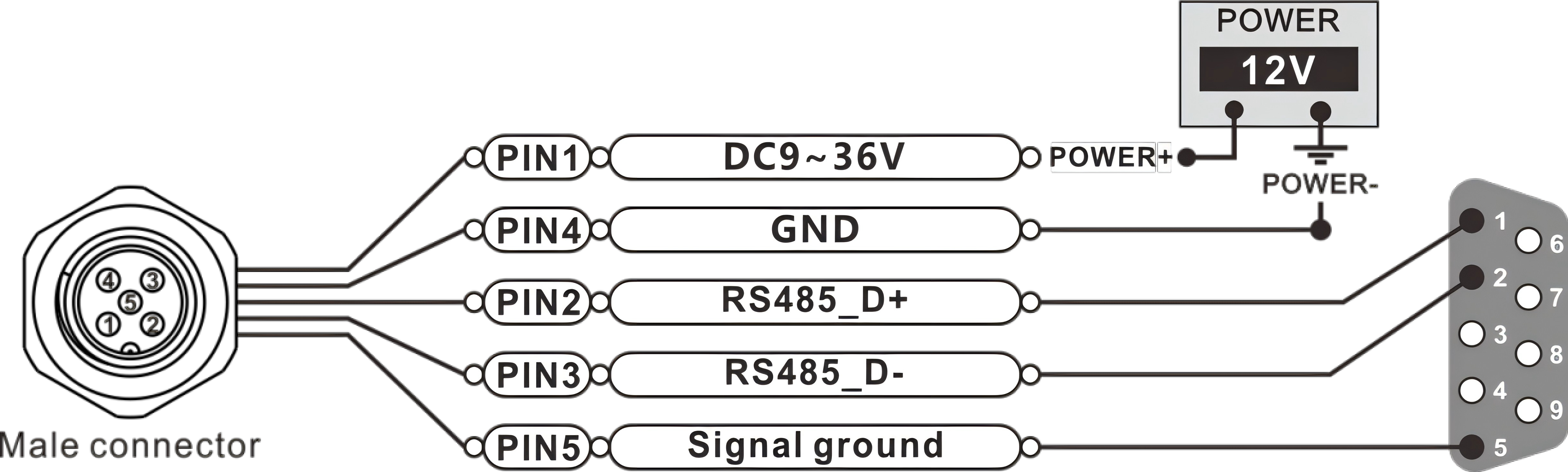 GKP3 Low Frequency Vibration Sensor RS232 / TTL / S485 Output Interface