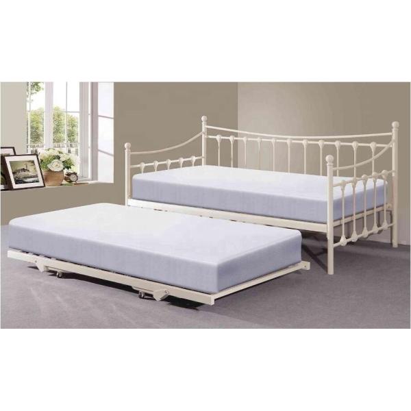 Modern Fashion Metal Daybed Frame Twin Size Black Powder Coating Design