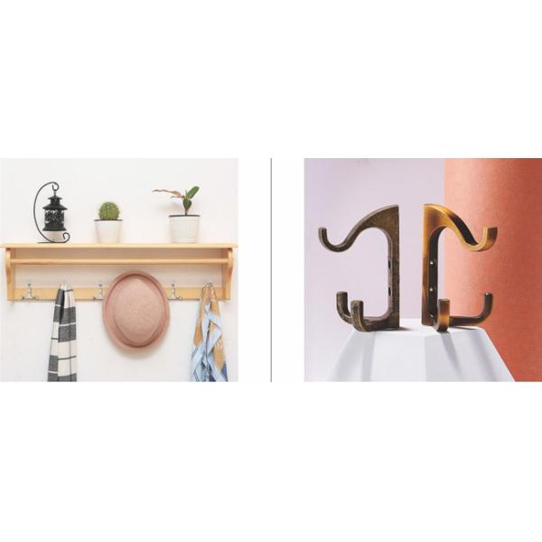 Европейский двойной ткань пальто крюки металлические крюки современная одежда крюки для спальни