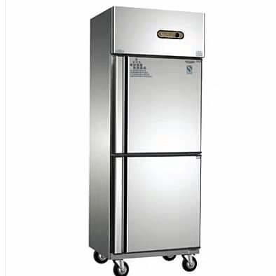 Home Vertical Stainless Steel Freezers Air Cooling