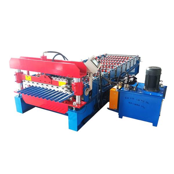 Железная PPGI стальная изготовление гофрированного кровельного листа Формирующая машина для толщины 0,3 мм