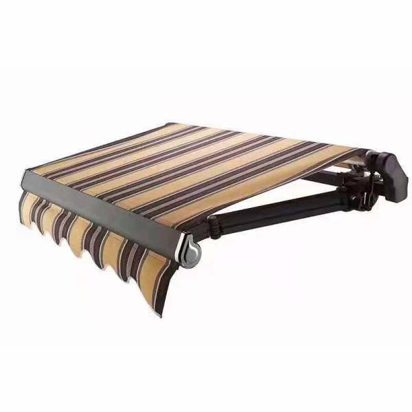 Convenient Balcony Rain Canopy Awning with Electric Operation and Oxford Sail Material