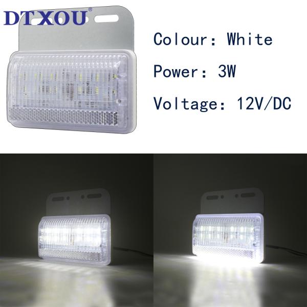 110*104mm Iron Plate Waterproof 21pcs Leds Strobe Flash Led Anti-fog Light For Trucks
