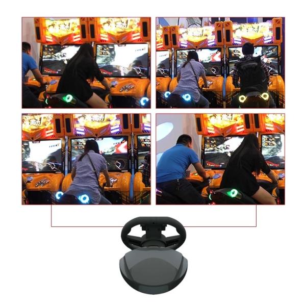 42 Inch Motorbikes Racing Arcade Machine For Amusement Park Yellow Color