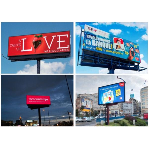 IP65 Waterproof 20mm Led Display , Static Driving Led Outdoor Advertising Screens