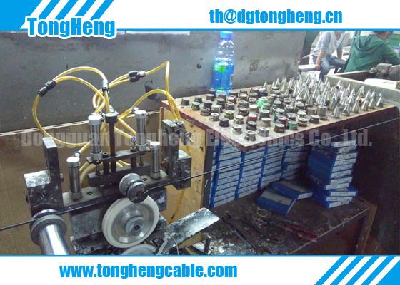 China Factory Custom Made High Rebound Resilience Black Coil Cable