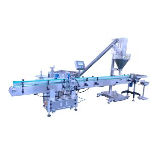 Customized cosmetic powder filling machinery CH-300 fully automatic powder filling production line