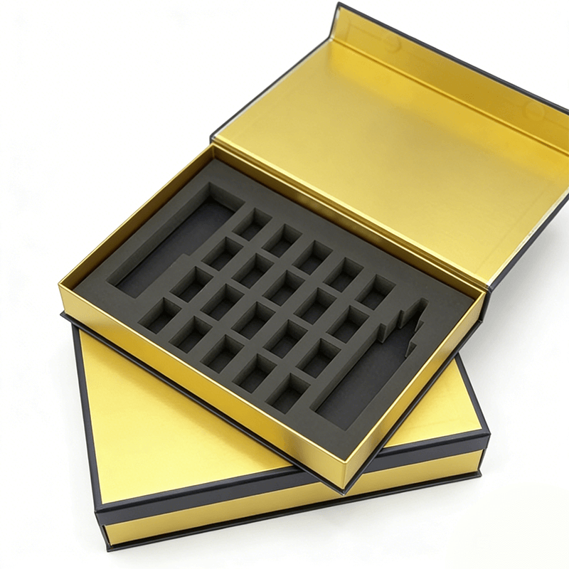 Luxury Premium Magnetic Closure Flip Top Rigid Cardboard Package Box Matte Paper Gift Box for Cosmetics