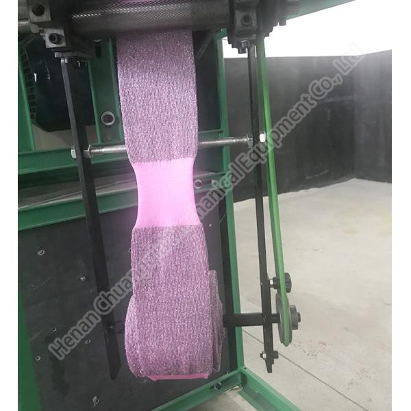 Esfregador de cocina esponjas máquina de alambre de acero inoxidable de limpieza esponja de limpieza almohadilla de limpieza máquina de tejer máquinas de pequeña escala