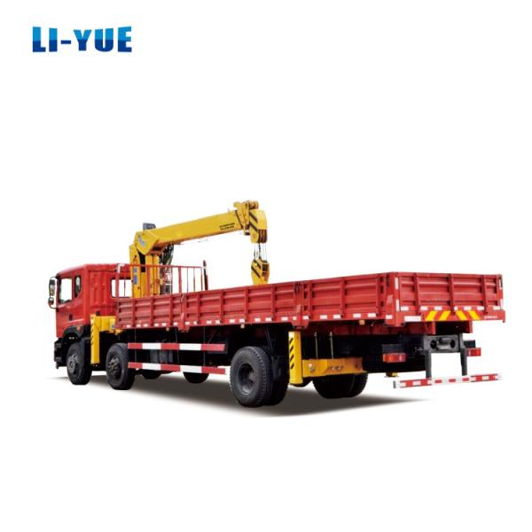 Loading 16 Ton Telescopic Boom Truck Mounted Crane 5 Section Boom Crane Truck  Cranes Lorry Crane