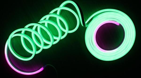 24v flat ws2811 addressable rgb led neon flexible 11x19mm digital neon rope strips