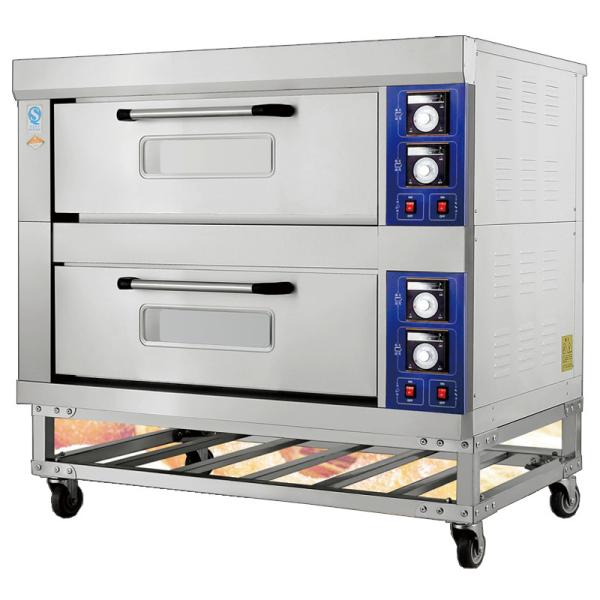 Печь палубы большой емкости электрическая приходит с камерой экстерьера нержавеющей стали