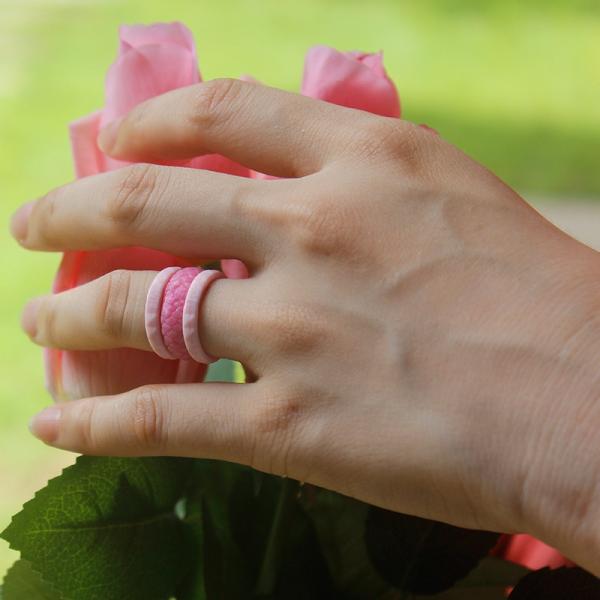 Fish Scale Silicone Wedding Ring Mermaid Stone Design For Women'S Birthday