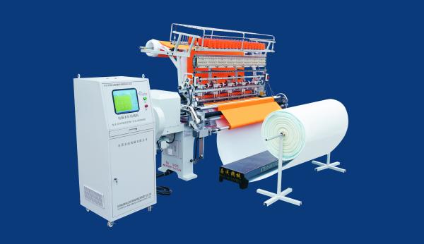 Multicolor Duvet Quilting Machine 64 Inch Adjustable Roller Active Feeding System
