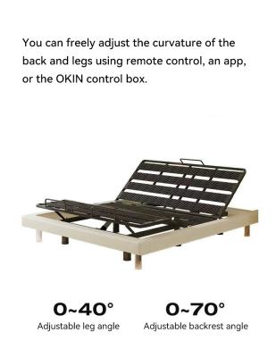 Queen King Single Smart Adjustable Recliner Bed Black with 3 Adjustable Positions