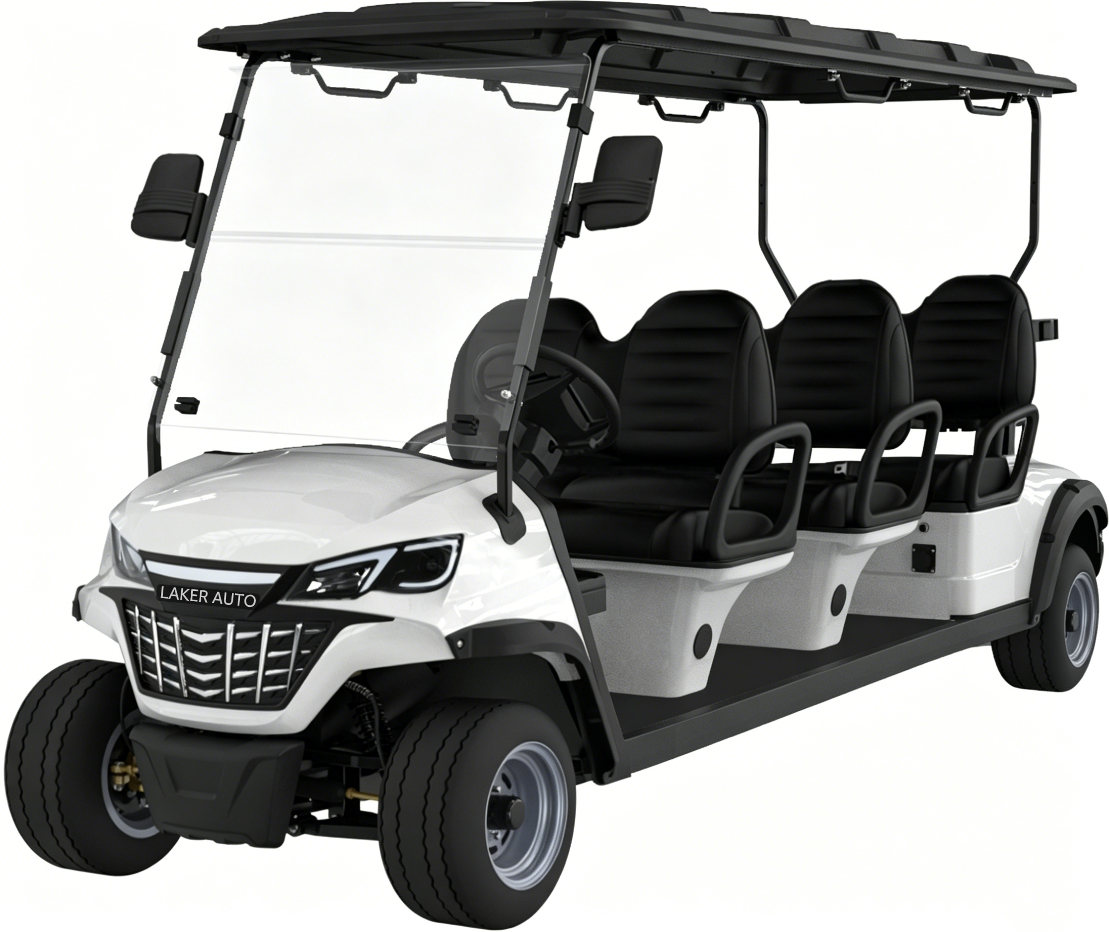 Eye-catching 8 Seats High-Capacity Electric Golf Cart with Premium Comfort and Smooth Riding Experience