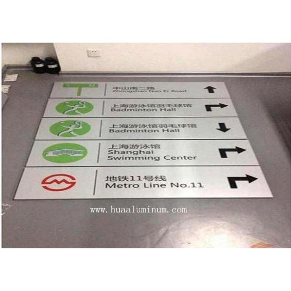 External PE Coated Lightweight ACM Signage Panels Smooth Surface