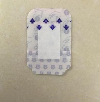PU Adhesive Gauze Pads Wound Dressing Rectangle Medical Product