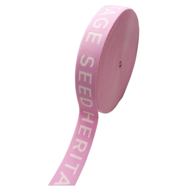 Alta tenacidad suave de 3 cm de ancho Jacquard elástico para textiles para el hogar