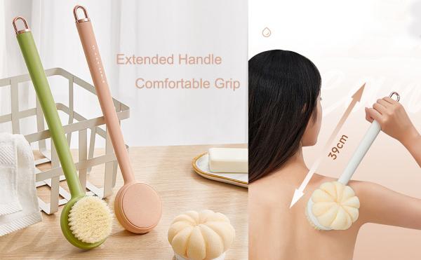 Massagem 3 em 1 e limpeza profunda Esfoliação Chuveiro Esfregar Pênis