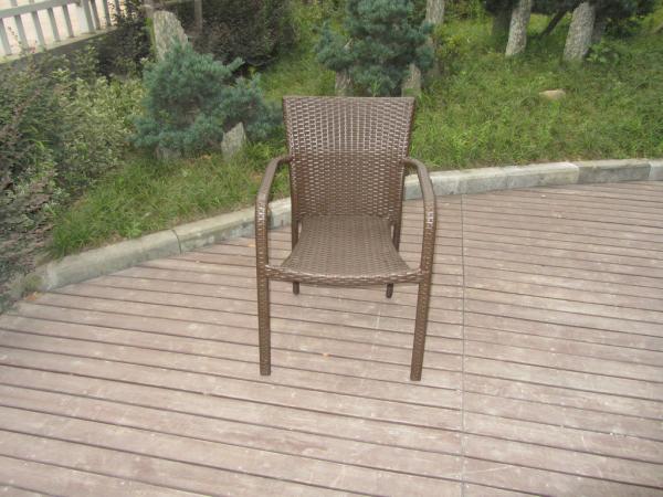 4 Seat Country Style PE Rattan Wicker Kitchen / Dining Room Sets